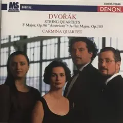 ドヴォルザーク：弦楽四重奏曲第12番《アメリカ》＆第14番／カルミナ四重奏団
