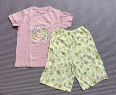 【新品未使用】UNIQLOすみっコぐらしTシャツリラコパンツセット 120cm