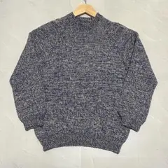 ミックスカラー ローゲージ ニット セーター ヴィンテージ　古着　カジュアル