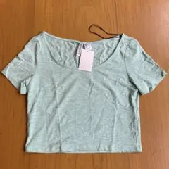 H&M DIVIDED 半袖 Tシャツ ライトグリーン Sサイズ