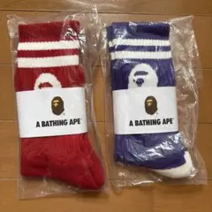 アベイシングエイプメンズソックス2足セット