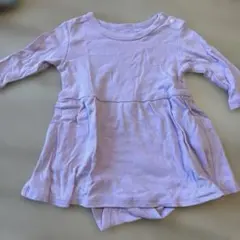 薄紫色　ロンパース 70cm