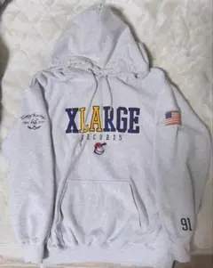 XLARGE グレー パーカー Mサイズのサムネイル