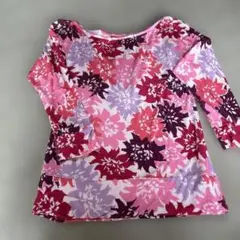 MK☆Tシャツ☆花柄☆バックオープン☆ピンク☆MK MICHEL KLENのサムネイル
