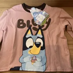 BLUEY ブルーイ　薄手　長袖110ピンク