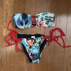 カラフルプリント バンドゥビキニ Mサイズ