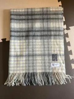 【鑑定済】【最終値下げ】ジョンストンズ Johnstons マフラー　大判