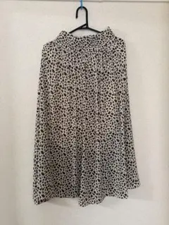 LOWRYS FARM レオパードプリント ロングスカート Fサイズ