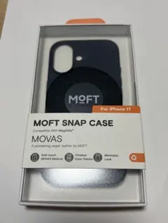 MOFT iPhone17用 MOVAS™レザーケース ジェットブラックのサムネイル