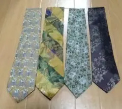 ネクタイセット 多色デザイン 4本
