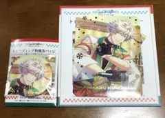 うたプリ 蘭丸 シャニライ 和風 缶バッジ 箔押しステッカー