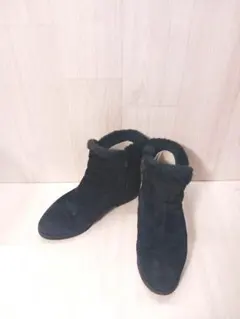 Hush Puppies 大塚製靴 黒 サイドジップ ブーツおよそ21cmのサムネイル
