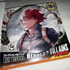 僕のヒーローアカデミア ヒロアカ 原画展 コレクション缶バッジ 轟焦凍