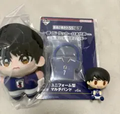 一番くじ　三笘薫　きららいずマスコット　ちょこのっこ　マルチバンド