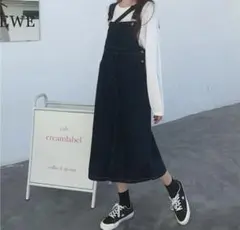 ネイビーデニムオーバーオール Mサイズ