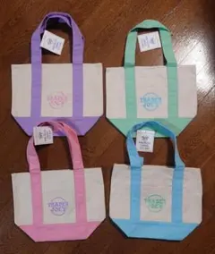 【鞄】Trader Joe’s ミニトートバック 4色セット vol.3