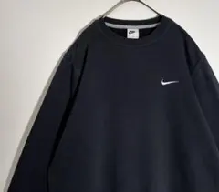 NIKE ナイキ ワンポイント刺繍ロゴ　スウッシュ　裏起毛　スウェット
