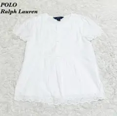 現行タグ POLO Ralph Lauren レース 半袖ブラウス 150cm