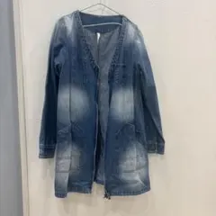 デニムロングジャケット