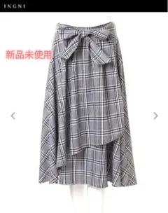 INGNI スカート 新品未使用　ラップスカート　チェック柄