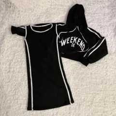 ⭐︎在庫処分⭐︎【新品未使用】キッズ スウェット セットアップ ワンピース