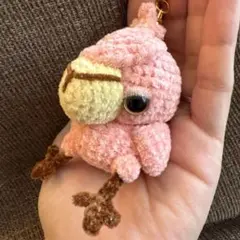 むすっとハシビロ あみぐるみ キーホルダーのサムネイル