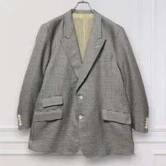【ニナリッチ】NINA RICCI メンズ 千鳥格子 テーラードジャケット 絹混のサムネイル