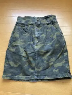 迷彩柄 タイトスカート M