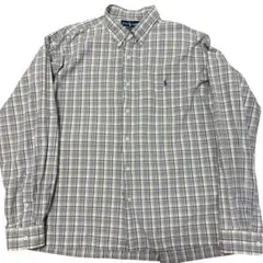 Ralph Lauren ボタンダウン シャツ XL 長袖　GREGGOR