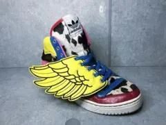 JEREMY SCOTT ハイカット　ヒョウ柄 ジェレミースコット Adidas Originals Jeremy Scott Leopard Trainers UK4 | eBay