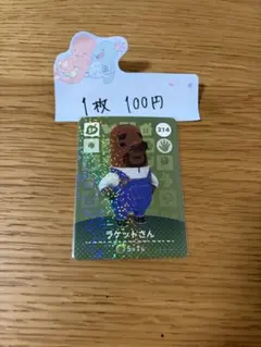 【ラケットさん・匿名配送】あつまれどうぶつの森 amiiboカード 214