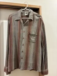 れ*い様 Kennington 開襟シャツ　ビンテージ　長袖シャツ L 50s