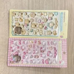 n*u様 サンリオ キティ ポムポムプリン ボンボンドロップシール 風 ぷくぷく