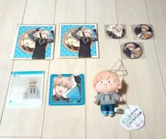 合コンに行ったら女がいなかった話　浅葱　缶バッジ　ミニ色紙　ピコぬい　8つセット