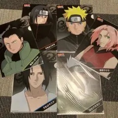 【新品未開封】劇場版NARUTO疾風伝絆ローソン クリアファイル 全６種セット