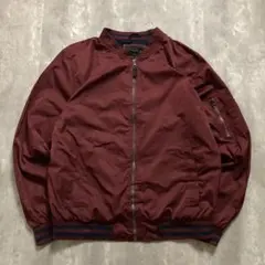 00s NO BOUNDARIES ナイロンブルゾン ボルドー Mサイズのサムネイル