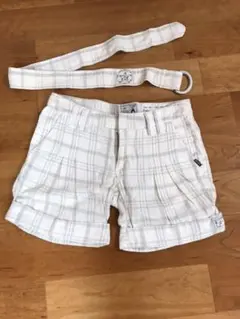 美品！DIESELホワイトデニムショートパンツ