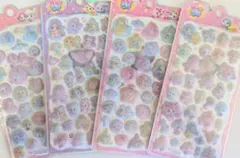 【海外正規品】韓国ティニピン　フロッキーシール　4枚セット