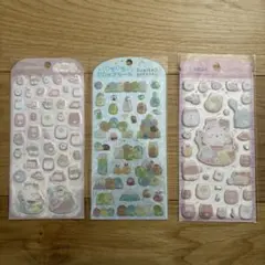 すみっコぐらし　シール 3枚セット
