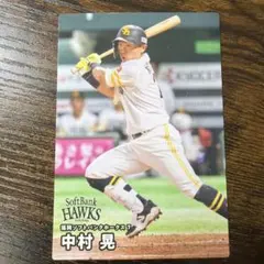 中村晃 福岡ソフトバンクホークス レギュラーカード プロ野球チップス