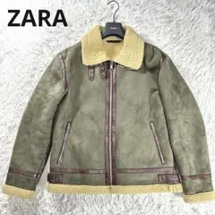 ZARA✨フェイクムートンジャケット　N-3B カーキ　LL ボア