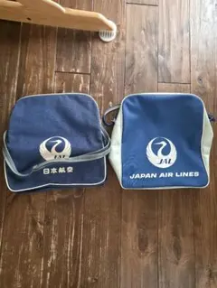 [昭和レトロ]JAL鶴丸エアラインバッグ 白 バゲージタグ付 新品未使用 非売品 昭和レトロ]JAL鶴丸エアラインバッグ 白 バゲージタグ付 新品未使用