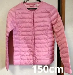 ユニクロ☆ピンク 中綿コート 150cm