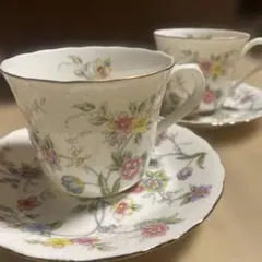 EXCEED BON BY KEITO 花柄カップとソーサーセット