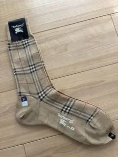 Burberry⭐︎バーバリー 希少　ノバチェック ソックス 靴下　25cm
