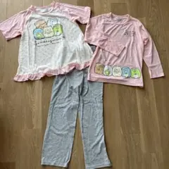 すみっコぐらし パジャマセット 半袖　長袖130cm