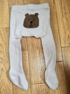 GAP くまさんタイツ 訳あり ベビータイツ 0-12m (2.3)