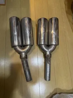 180sx シルビア デュアルマフラー リアピのみ　ワンオフ制作 180sx シルビア デュアルマフラー リアピのみ ワンオフ制作 - メルカリ