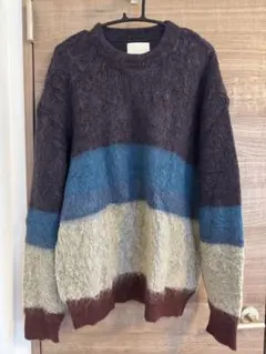 YOKE モヘアニット ブラックレッド 24FW サイズ2 - メルカリ