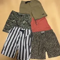 グローバルワーク他ハーフパンツ 5点セット150 160